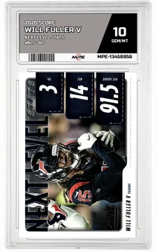 2020 SCORE NEXT LEVEL STATS #NLS-WF WILL FULLER V MPE 10 GEM/MT — graded card up for auction