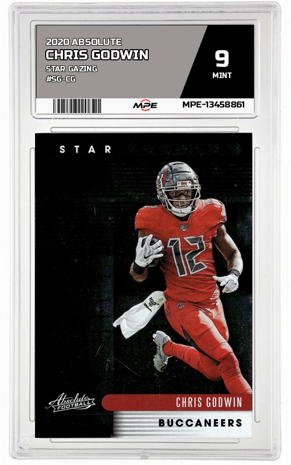 2020 ABSOLUTE STAR GAZING #SG-CG CHRIS GODWIN MPE 9 MINT — graded card auctioned from the MPE vault