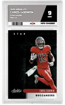 2020 ABSOLUTE STAR GAZING #SG-CG CHRIS GODWIN MPE 9 MINT — graded card up for auction