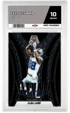 2025 MOSAIC ELEVATE #12 CEEDEE LAMB MPE 10 GEM/MT — graded card up for auction