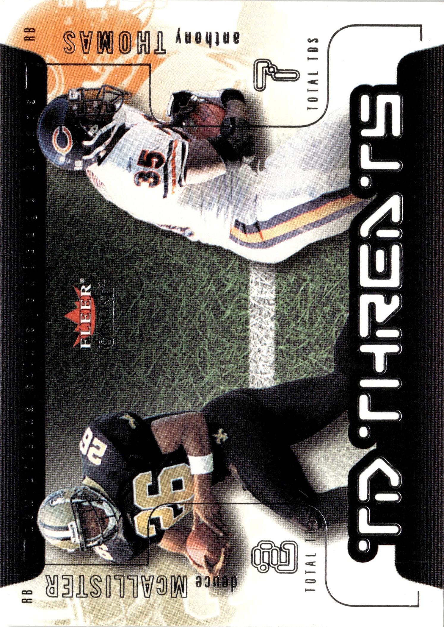 2002 Fleer Genuine McAllister / Thomas graded slab