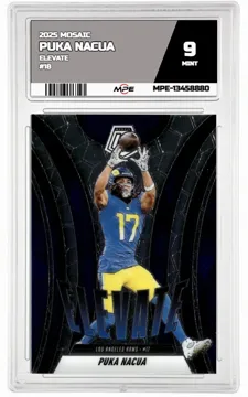 2025 MOSAIC ELEVATE #18 PUKA NACUA MPE 9 MINT — graded card up for auction