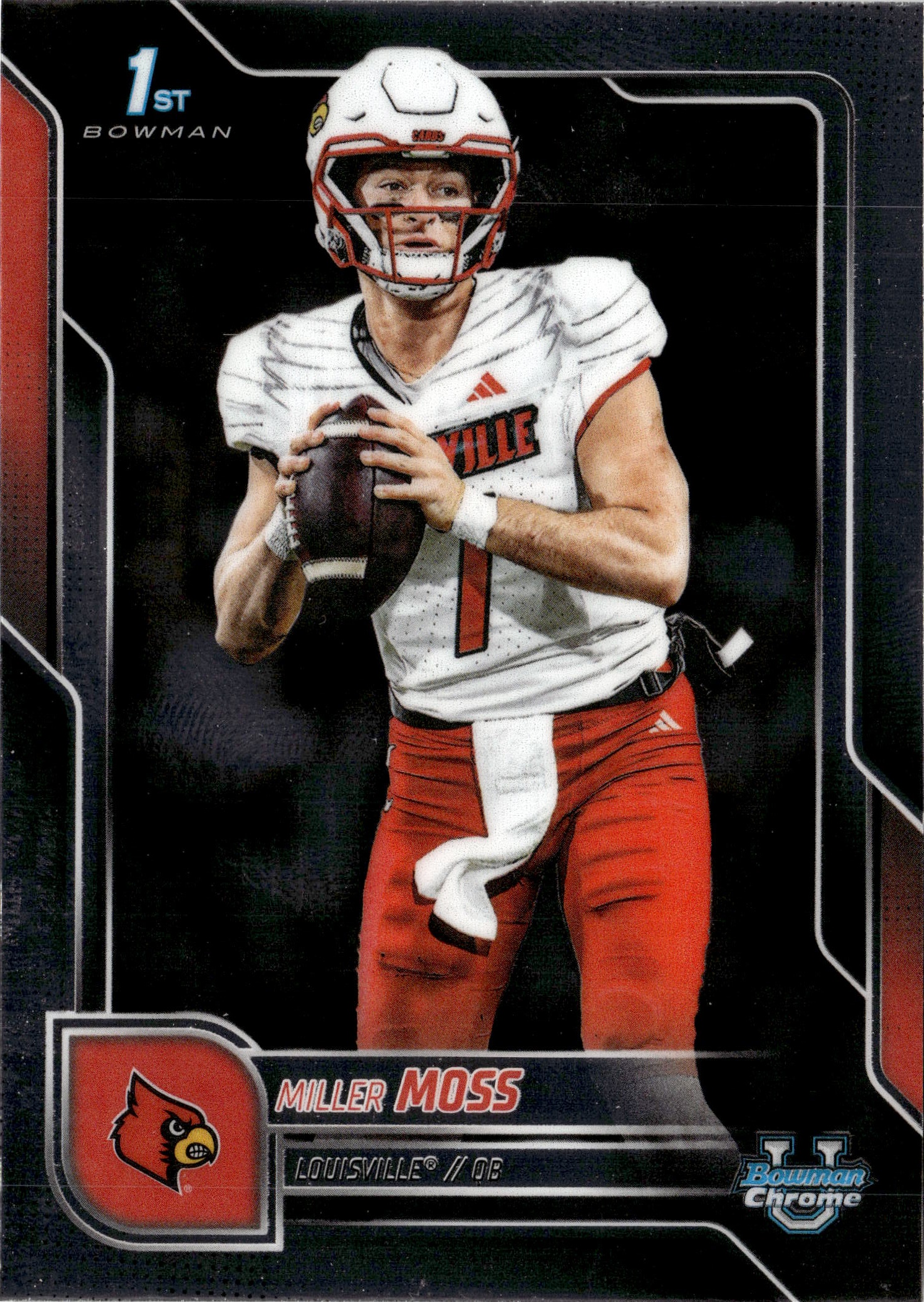 2025 Bowman Chrome U Miller Moss graded slab