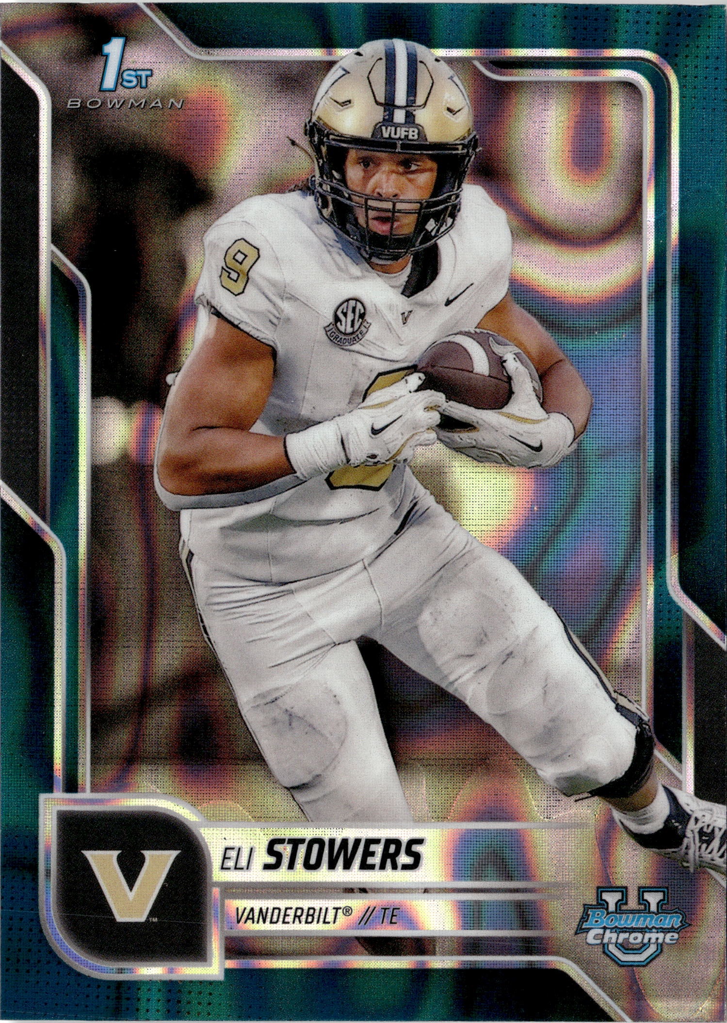 2025 Bowman University Chrome Eli Stowers graded slab