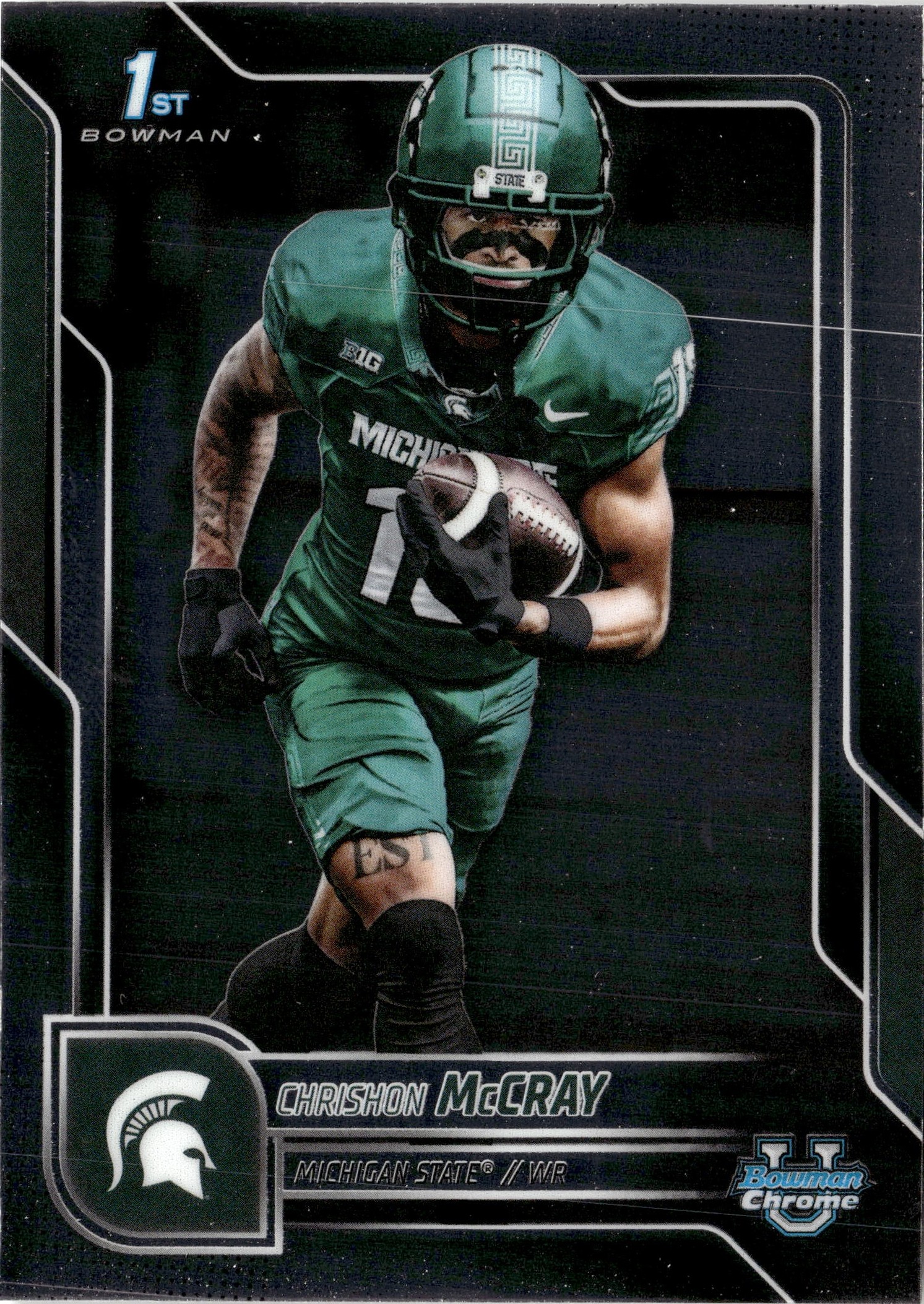 2025 Bowman Chrome U Chrishon McCray graded slab