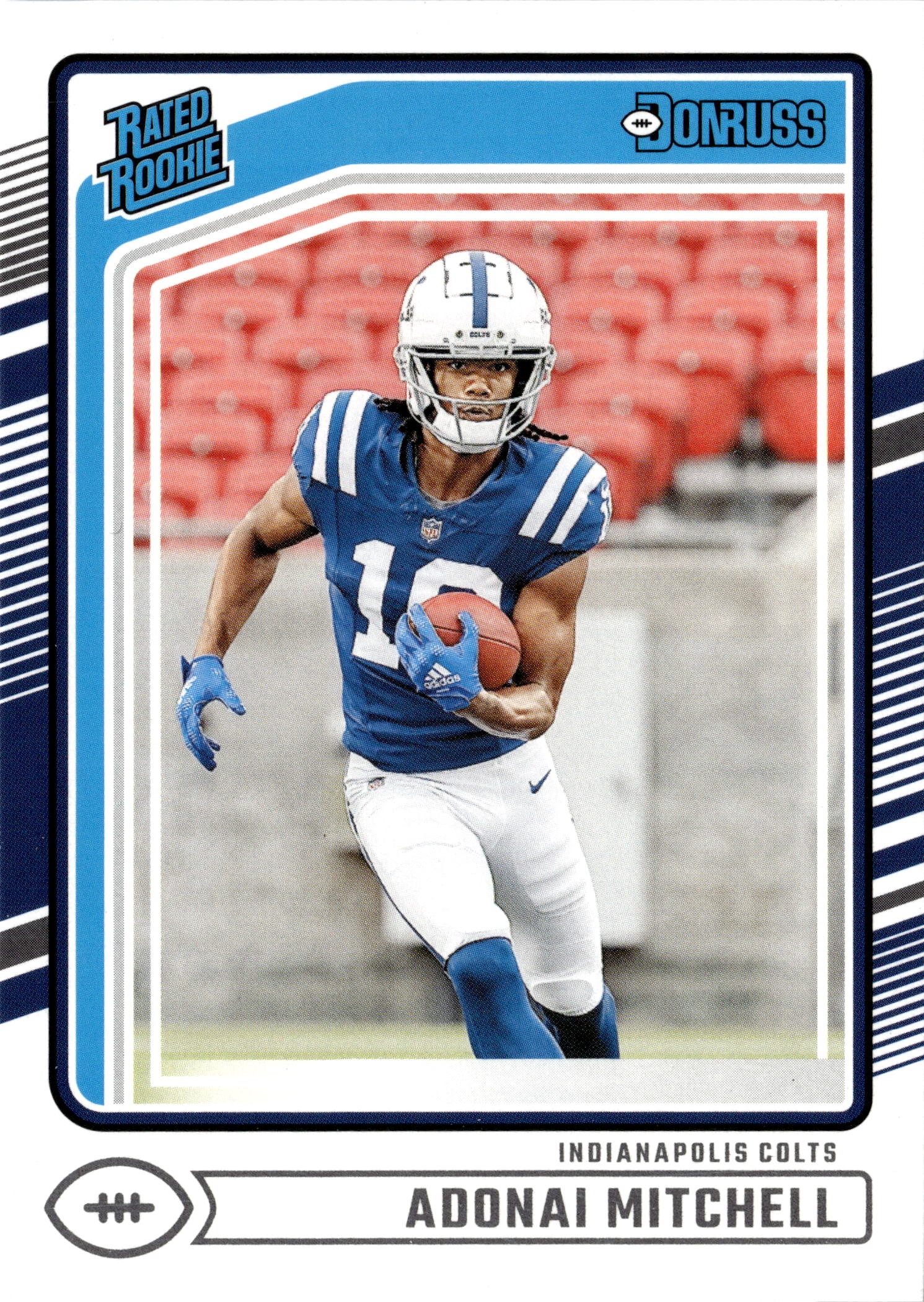 2024 Donruss Adonai Mitchell graded slab