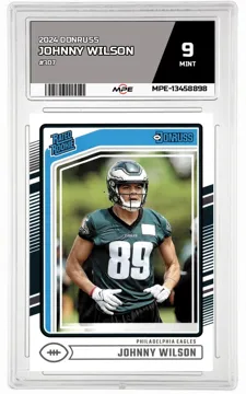 2024 DONRUSS #307 JOHNNY WILSON MPE 9 MINT — graded card up for auction