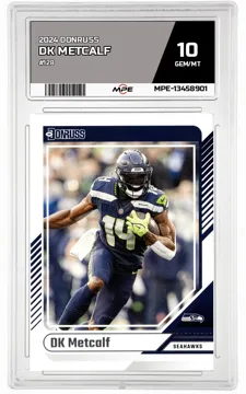 2024 DONRUSS #128 DK METCALF MPE 10 GEM/MT — graded card up for auction