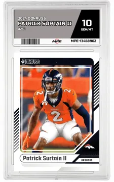 2024 DONRUSS #243 PATRICK SURTAIN II MPE 10 GEM/MT — graded card up for auction