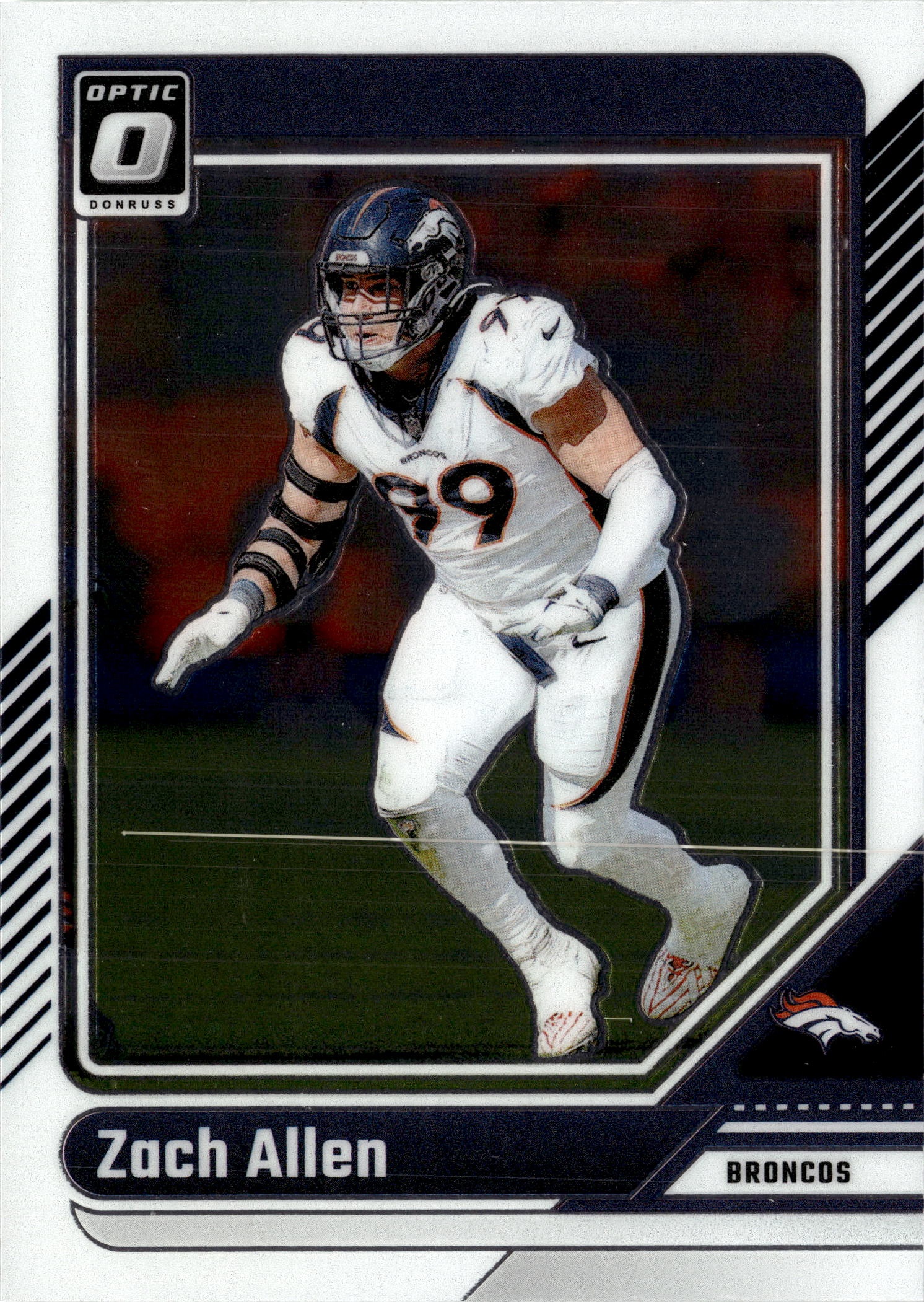 2024 Donruss Optic Zach Allen graded slab