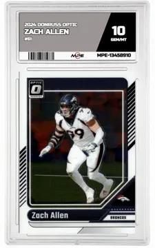 2024 DONRUSS OPTIC #61 ZACH ALLEN MPE 10 GEM/MT — graded card up for auction