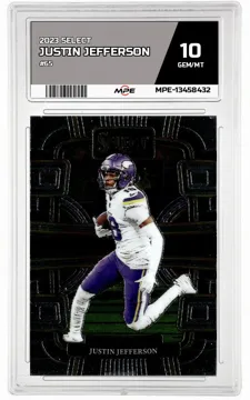 2023 SELECT #65 JUSTIN JEFFERSON MPE 10 GEM/MT — graded card up for auction