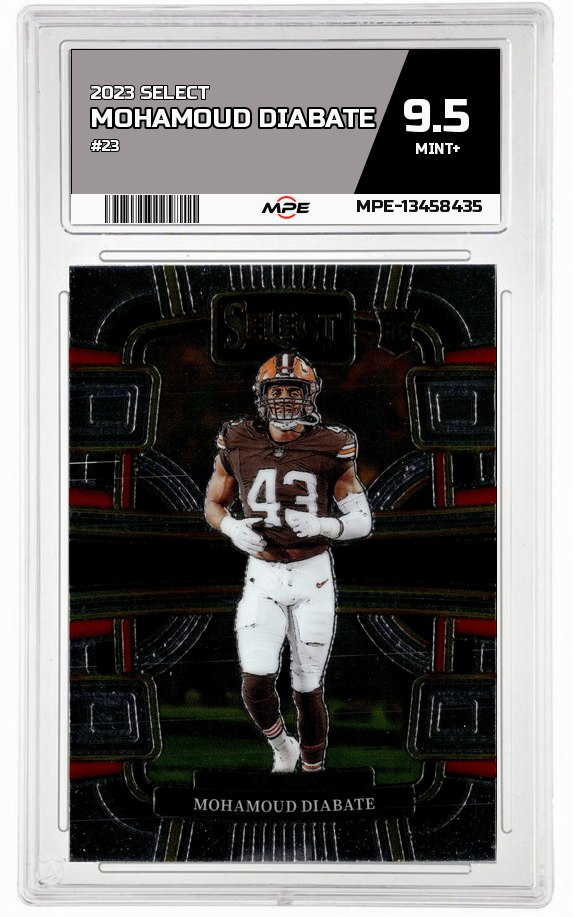 2023 SELECT #23 MOHAMOUD DIABATE MPE 9.5 MINT+ — graded card auctioned from the MPE vault