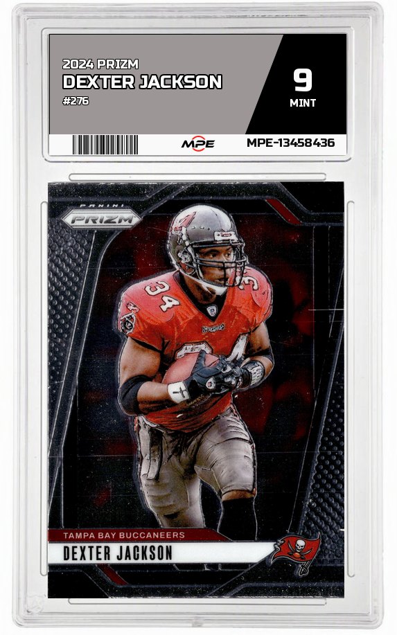 2024 PRIZM #276 DEXTER JACKSON MPE 9 MINT — graded card auctioned from the MPE vault