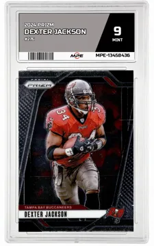 2024 PRIZM #276 DEXTER JACKSON MPE 9 MINT — graded card up for auction