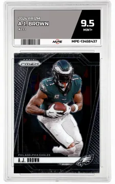 2024 PRIZM #233 A.J. BROWN MPE 9.5 MINT+ — graded card up for auction