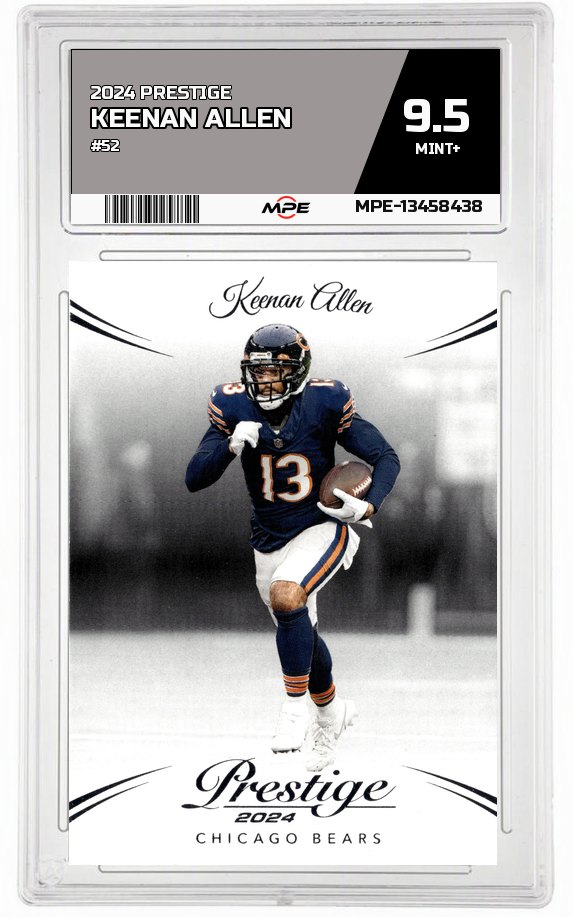 2024 PRESTIGE #52 KEENAN ALLEN MPE 9.5 MINT+ — graded card auctioned from the MPE vault