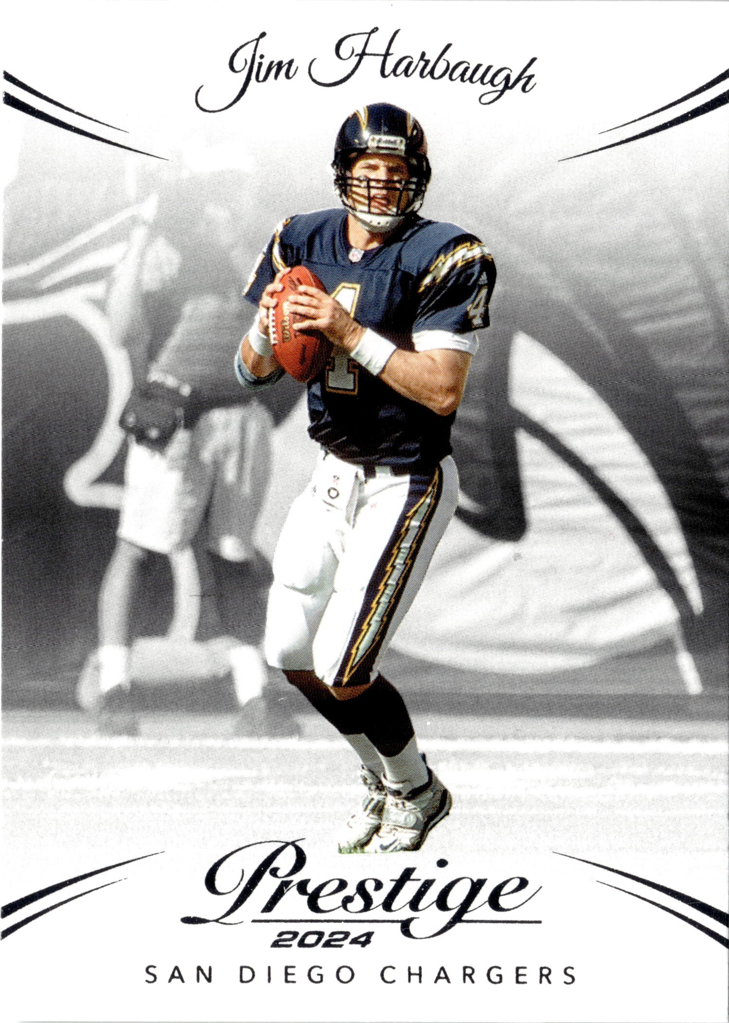 2024 Prestige Jim Harbaugh graded slab