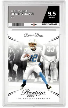 2024 PRESTIGE #167 DERIUS DAVIS MPE 9.5 MINT+ — graded card up for auction