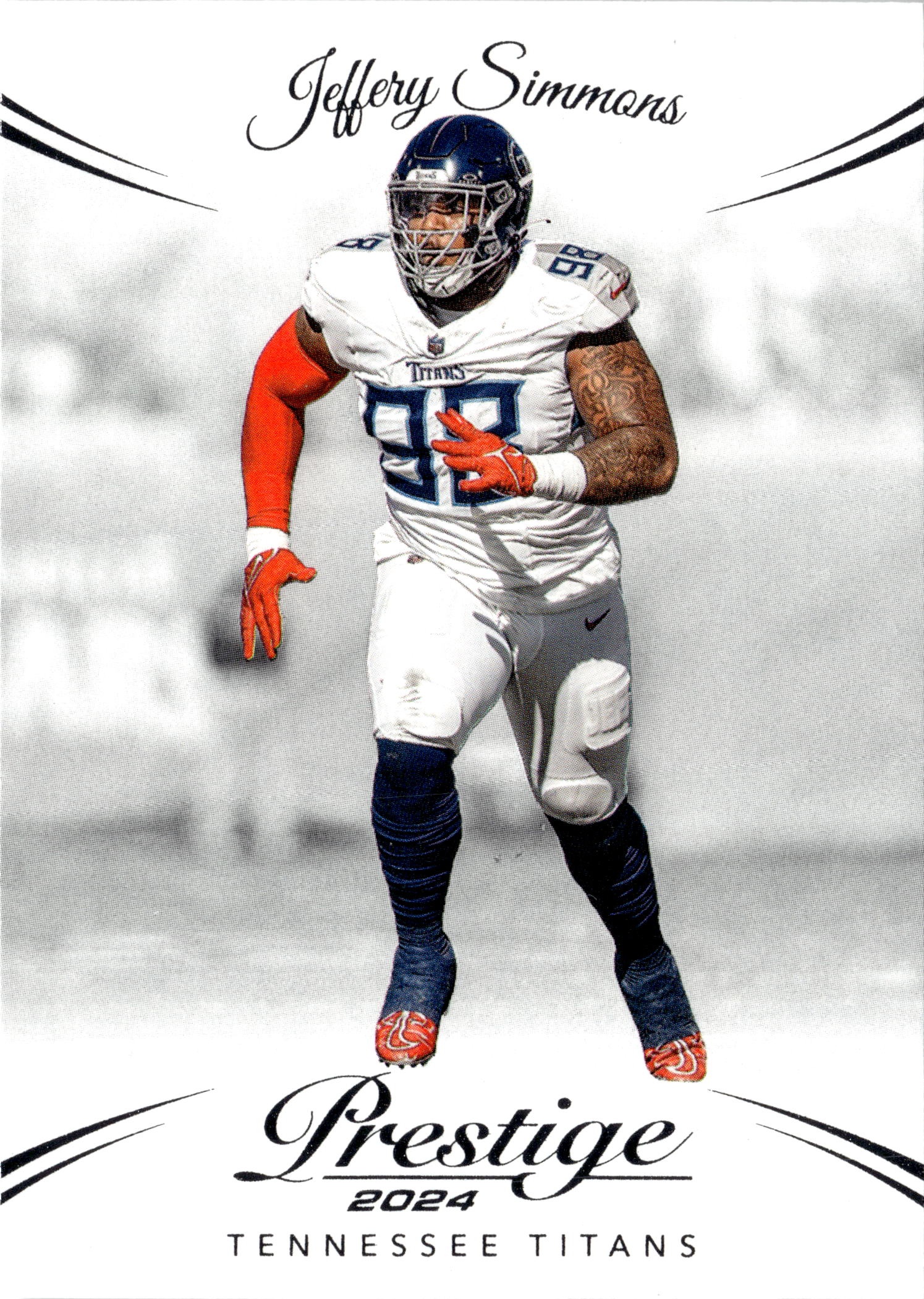 2024 Prestige Jeffery Simmons graded slab