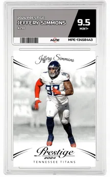 2024 PRESTIGE #290 JEFFERY SIMMONS MPE 9.5 MINT+ — graded card up for auction