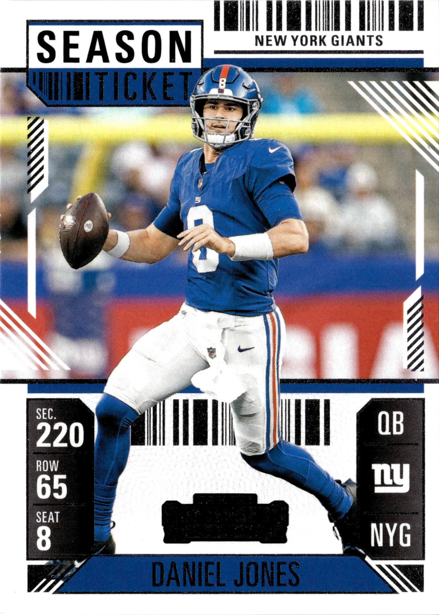 2024 Contenders Daniel Jones graded slab
