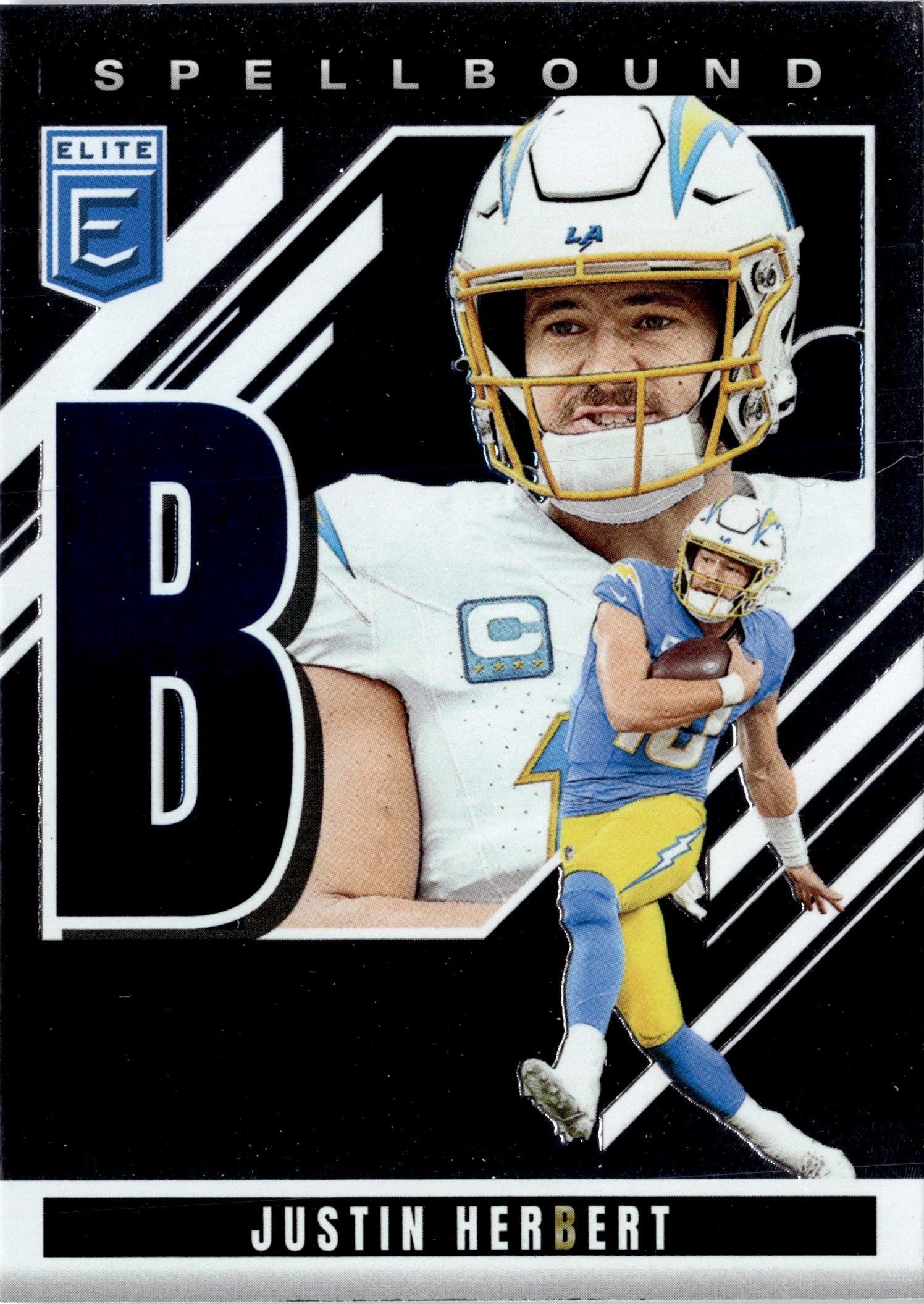 2025 Donruss Elite Justin Herbert graded slab