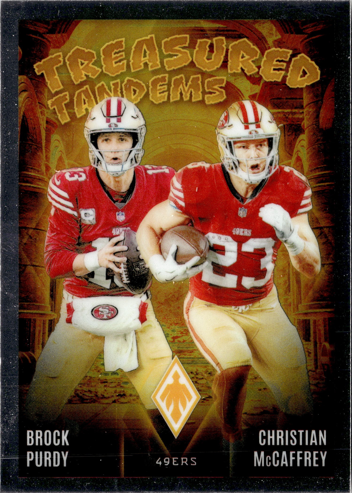 2024 Phoenix Purdy / McCaffrey graded slab