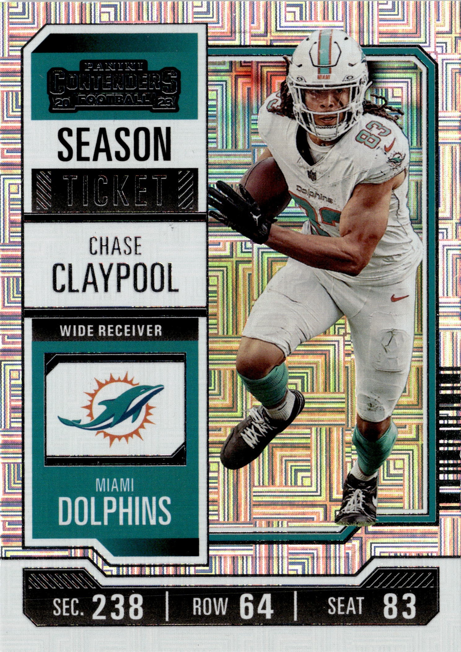 2023 Contenders Chase Claypool graded slab