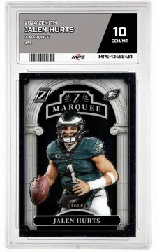 2024 ZENITH Z Marquee #15 JALEN HURTS MPE 10 GEM/MT — graded card up for auction
