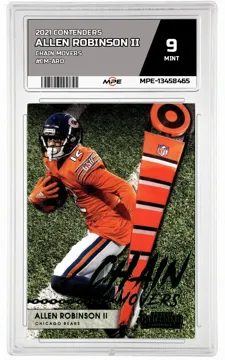 2021 CONTENDERS CHAIN MOVERS #CM-ARO ALLEN ROBINSON II MPE 9 MINT — graded card up for auction