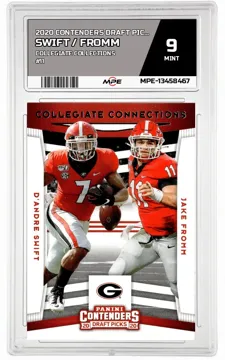2020 CONTENDERS DRAFT PICKS COLLEGIATE COLLECTIONS #11 SWIFT / FROMM MPE 9 MINT — graded card up for auction