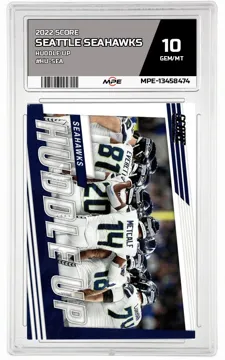2022 SCORE HUDDLE UP #HU-SEA SEATTLE SEAHAWKS MPE 10 GEM/MT — graded card up for auction