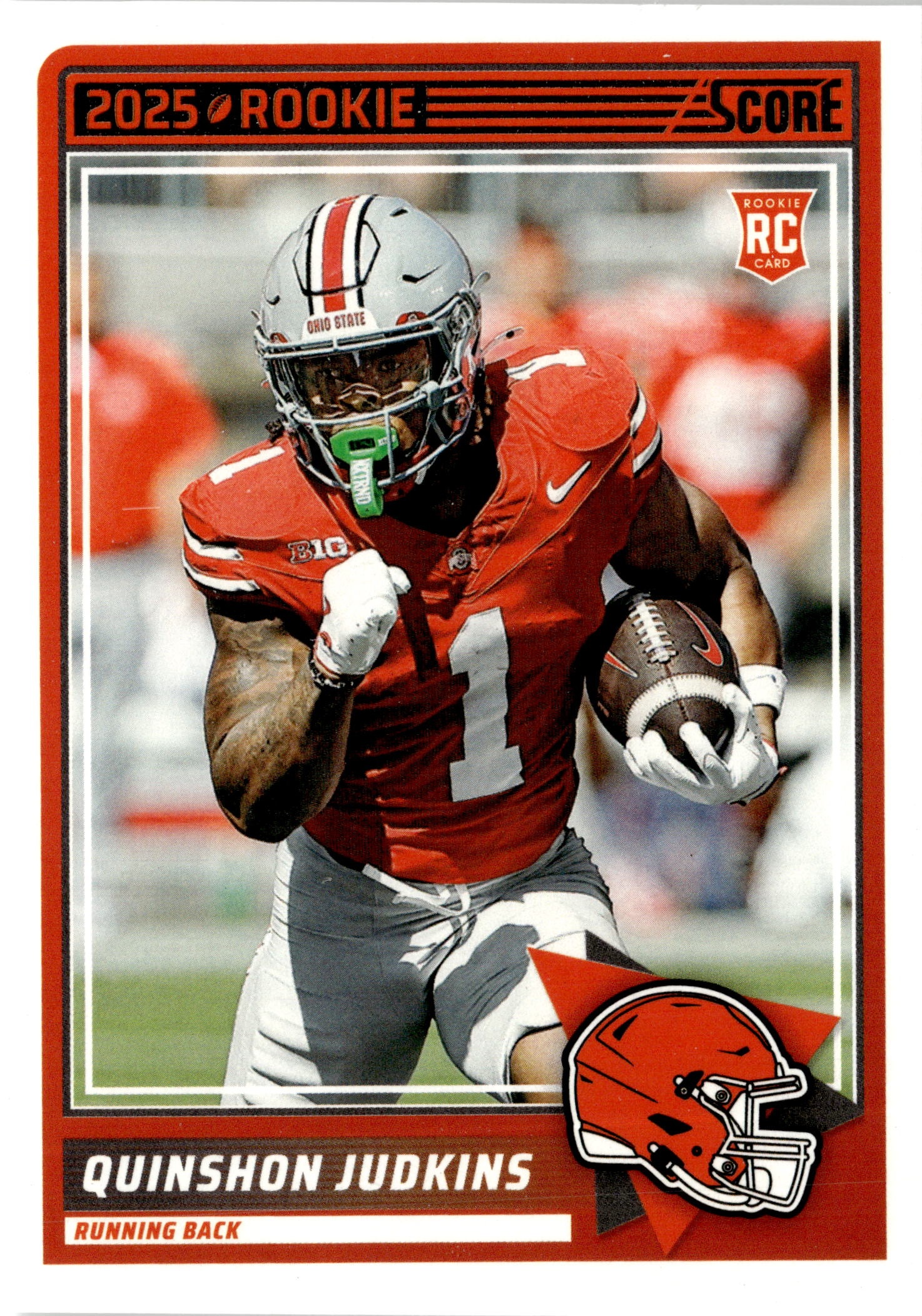 2025 Score Quinshon Judkins graded slab