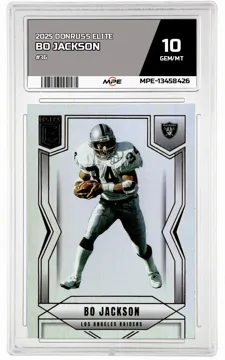 2025 DONRUSS ELITE #36 BO JACKSON MPE 10 GEM/MT — graded card up for auction