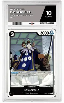 2024 OP07 EN 500 YEARS IN THE FUTURE #087 BASKERVILLE MPE 10 GEM/MT — graded card up for auction