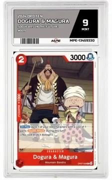 2024 OP07 EN 500 YEARS IN THE FUTURE #009 DOGURA & MAGURA MPE 9 MINT — graded card up for auction