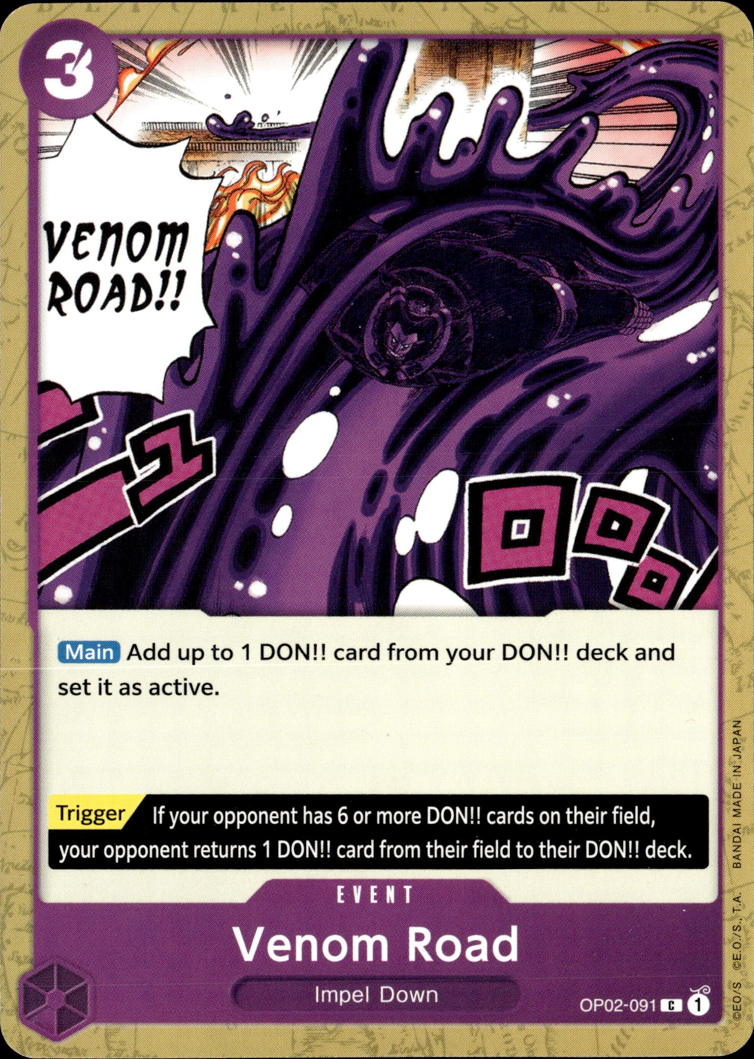 Venom Road graded slab