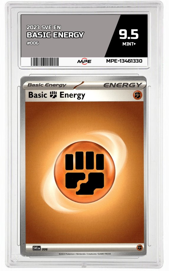 2023 SVE EN #006 BASIC ENERGY MPE 9.5 MINT+ — graded card auctioned from the MPE vault