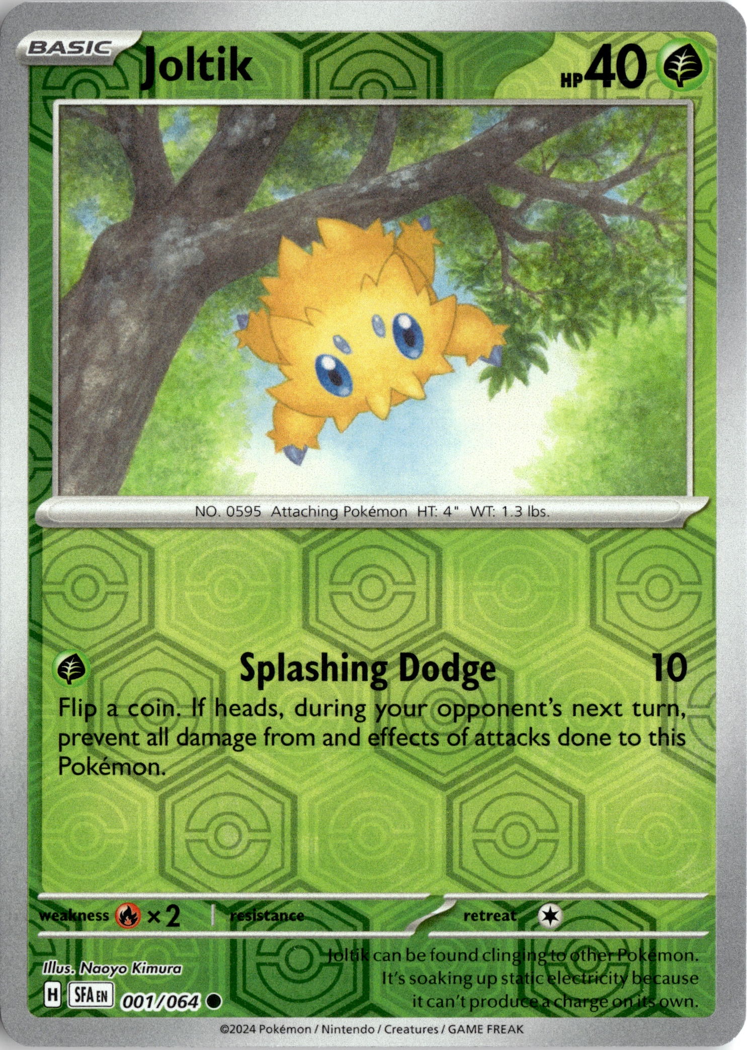 2024 Pokemon Scarlet And Violet Joltik graded slab