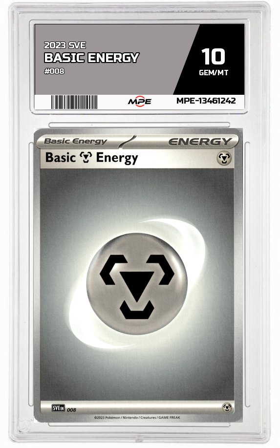 2023 SVE #008 BASIC ENERGY MPE 10 GEM/MT — graded card auctioned from the MPE vault