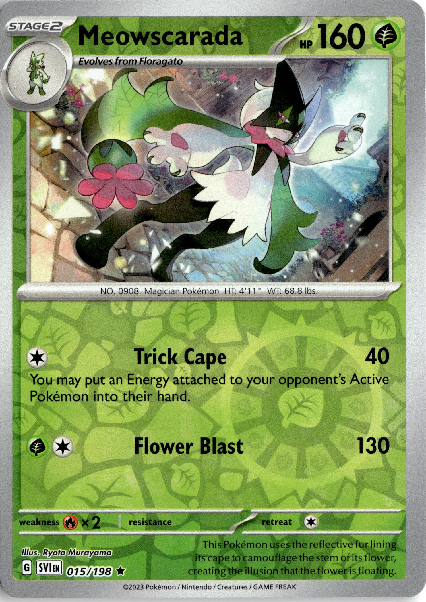 2023 Pokemon Scarlet And Violet Meowscarada graded slab