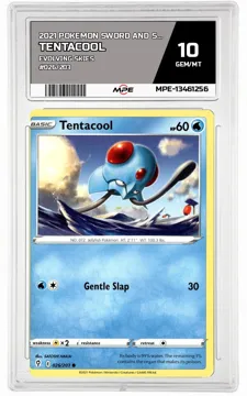 2021 POKEMON SWORD AND SHIELD EVOLVING SKIES #026/203 Tentacool MPE 10 GEM/MT — graded card up for auction