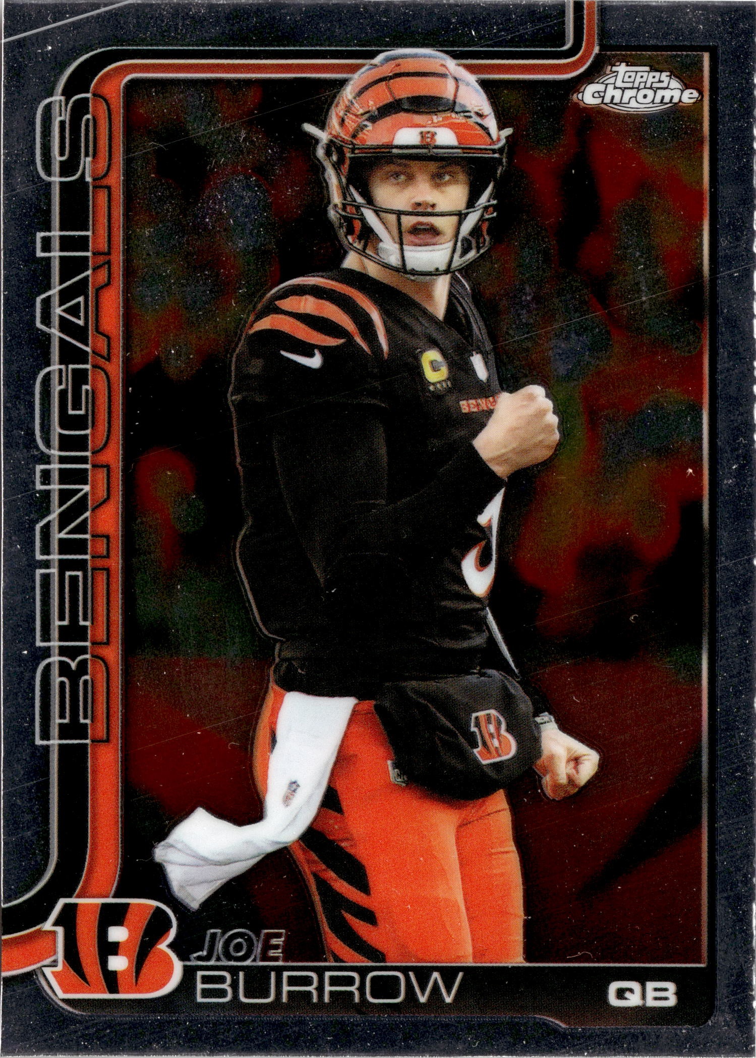 2025 Topps Chrome Joe Burrow graded slab