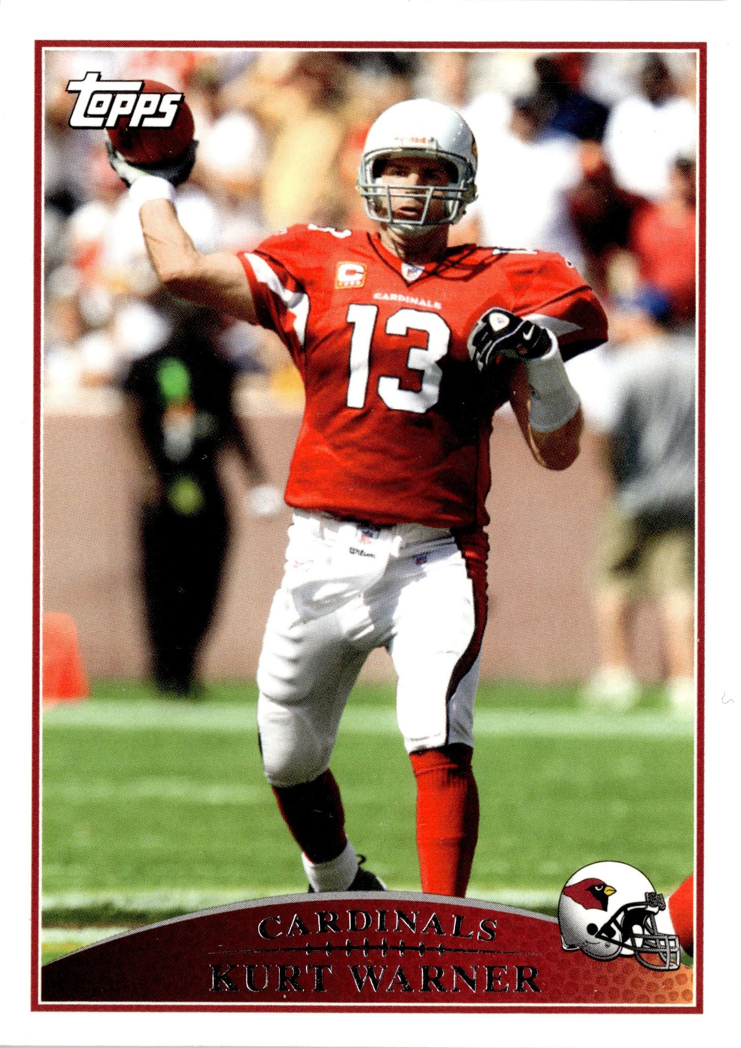 2012 Topps Kurt Warner graded slab
