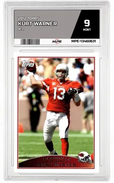 2012 TOPPS #131 KURT WARNER MPE 9 MINT — graded card up for auction