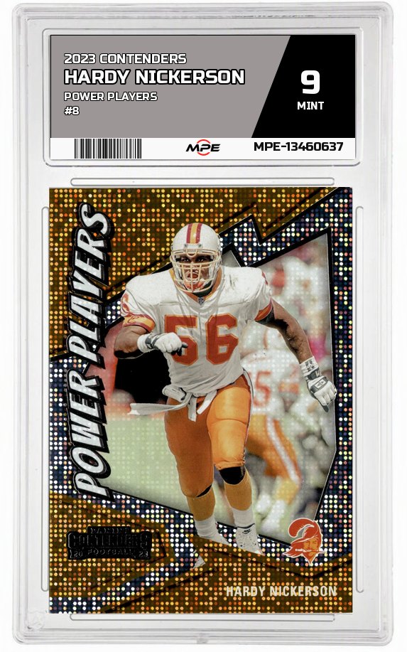 2023 CONTENDERS POWER PLAYERS #8 HARDY NICKERSON MPE 9 MINT — graded card auctioned from the MPE vault