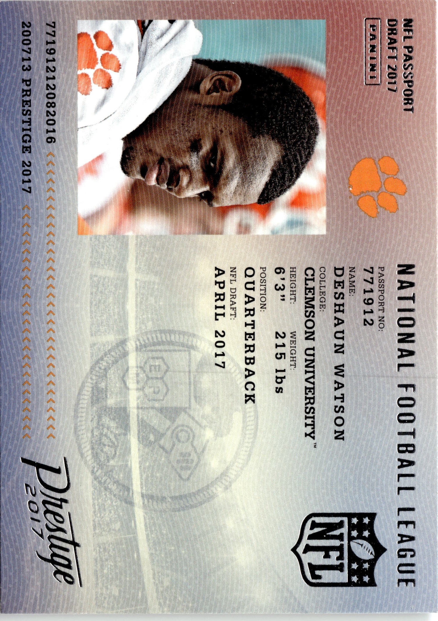 Deshaun Watson graded slab