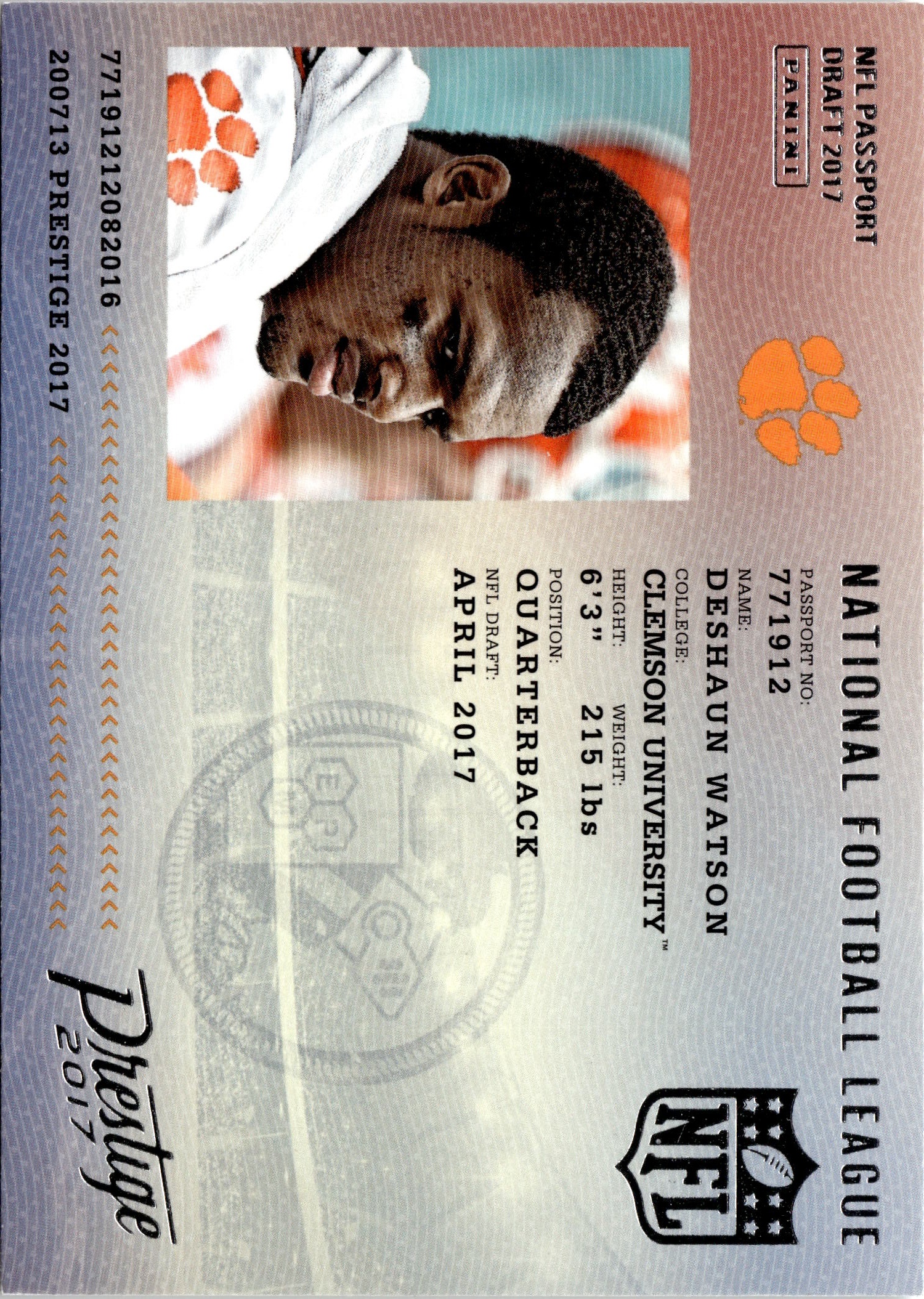 Deshaun Watson graded slab