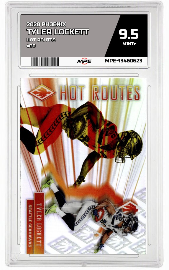 2020 PHOENIX HOT ROUTES #30 TYLER LOCKETT MPE 9.5 MINT+ — graded card auctioned from the MPE vault
